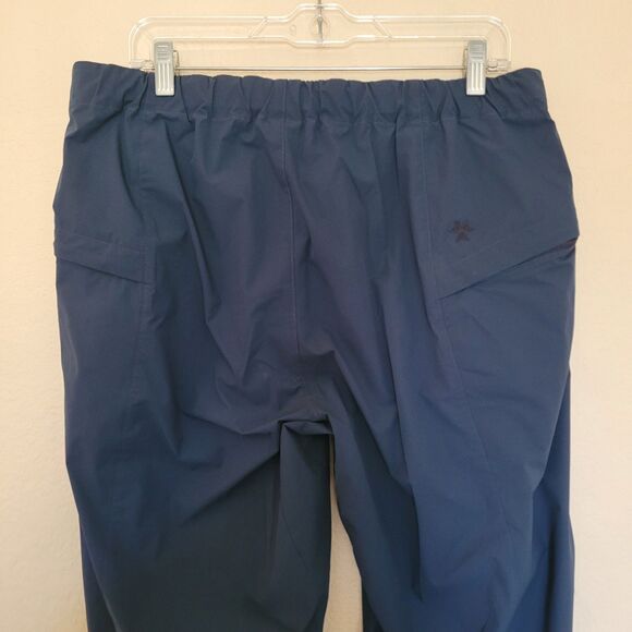 Goldwin Direction Tapered Stretch Pants Men Size 5 34x30 Navy Blue Japan GM74155 - Picture 9 of 10